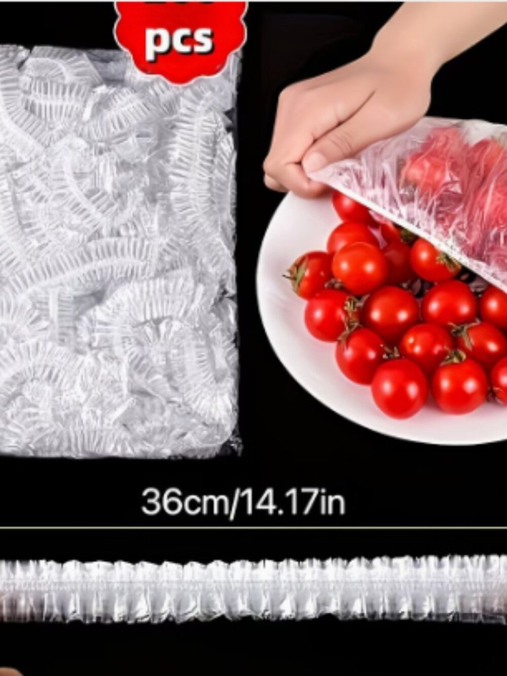 100 Elastic Food Covers